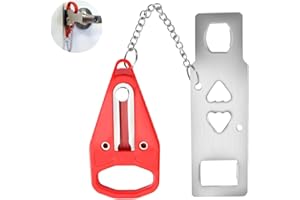 JJIAOLININ Portable Door Lock, Travel Door Security Locks Hotel Door Lock Travel Safety Travel Door Lock Must Haves Security Devices Safe Lock Additional Door Safety for Travel Family Apartment Residence Hotel
