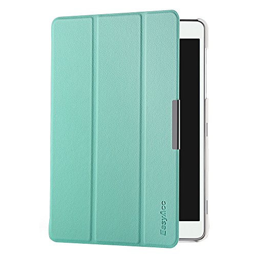 EasyAcc Samsung Galaxy tab A 9.7 Hülle Schutzhülle T550 Case Hochwertiges PU Leder Etui - mit Standfunktion und Automatischem Schlaf Funktion für Samsung Galaxy Tab A T550N/T555N 24,6 cm (9,7 Zoll) Tablet-PC (Minze Grün, Kunstleder, Ultra Dünn)