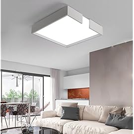 Wohnzimmerlampe Deckenleuchte Wohnzimmer Eckig Weiss Deckenlampe Led