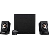 Logitech Z533 2.1 Multimedia högtalarsystem med subwoofer, kraftfullt ljud, 120 watt toppeffekt, hög bas, 3,5 mm ljud- och RC