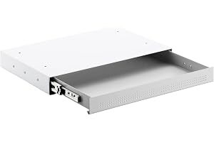 CAVO Dokumentlåda i stål 410 x 272 mm vit, skrivbordslåda under bänk