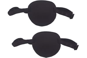 UPSTORE Augenklappe / Augenmaske, konkav, einzeln, verstellbar, Amblyopie, korrigiert, Augenklappe zur Genesung, 2 Stück