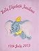 Dumbo Luxury Personalised Disney Applique Super Soft Fleece Baby Blanket