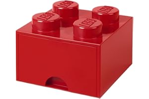 ROOM COPENHAGEN Lego l4005r.00 Storage Brick 4 con cassetti rosso
