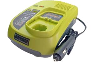 FLYDRAGON Replace of Ryobi P131 Car batterycharger,Vehicle Charger for Ryobi 12V 14.4V 18V Battery P102, P107, P103, P104, P105, P106, P108, P109