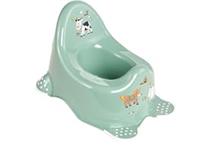 keeeper Funny Farm Babytopf, Ab ca. 18 Monate bis ca. 3 Jahre, Anti-Rutsch-Funktion, Adam, Nordic Green