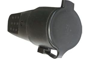 Silver Electronics 9173 Fiche Femelle IP44, Noir