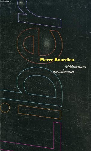 Meditations pascaliennes Meditations pascaliennes