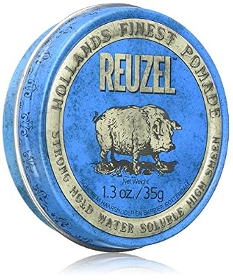 Reuzel Pomade Cheveux Reuzel Blue - Strong Hold High Sheen - Piglet 35 Gr