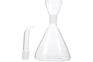 Bestonzon Düse, Olivenölspender, Essigölflaschenspender, Glas, zum Kochen, Küche, geeignet für Speiseöl, Salat, Grillen, Backen, 250 ml