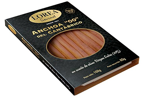 Anchoa '00' Del Cantábrico En Aceite De Oliva Virgen Extra Lorea 100 G