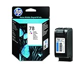 tinta 78a Compatible con: HP DeskJet 930c/959c/950C/980cxi/1100c/1280/1218xi/1220c/ps/6122/6127/920c/990c/990cxi/995c, HP DeskJet Color 3816/3822/3810/3820, HP Photosmart 1000/1115/1215, HP OfficeJet g55/g95/k60xi/v30/5110/v40/g85/k80, HP PSC 750, HP PSC 720/760/950, HP 1230