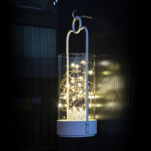 WINWINTOM 2M 20 LED-Knopf-Zellen-angetriebene Draht-mini feenhafte Schnur-Lichter (Warm Weiß) - 2