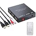 Produktbild Kamtop 4K 3X1 HDMI Switch mit Audio Extractor Konverter mit PIP Funktion Analog Optical Toslink SPDIF Ausgang Unterstützung 4K 3D mit IR Fernbedienung optisches Kabel und 3,5 mm männlich auf 2 Cinch weiblich Stereo Audio Kabel für Blu-ray DVD HD Player Satellite Box PS3 PS4 Apple TV Xbox PC Laptop HD Kamera HD DVR