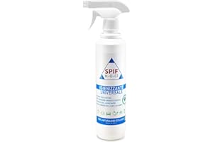 SPIF MADE IN ITALY Igienizzante Acido Ipocloroso HOCL Multiuso Pronto all'Uso - Senza Alcool, Naturale, Atossico - 500ml