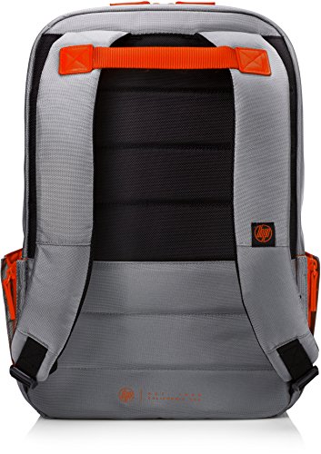 HP Duotone Rucksack  39 62 cm 15 6 Zoll  f  r Notebooks  Laptops  Tablets in Orange Grau