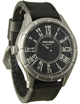 Men'Welder Armbanduhr PH4900-C-PH01T Analog Leder schwarz 21-505 K