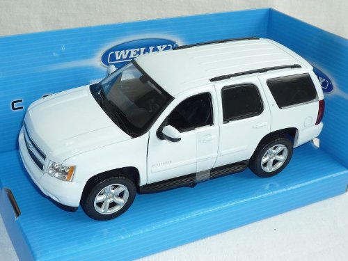 Chevrolet Chevy Tahoe Weiss 2008 Suv 1/24 Welly Modellauto Modell Auto
