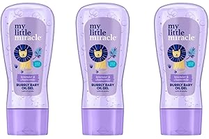 GENERIC Priceless Discounts Online My Little Miracle Lavender & Chamomile Bubbly Baby Oil Gel Calm & Soothe Leaves Skin Soft And Smooth 3 x 200ml