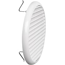 Griglia Ventilazione La Ventilazione 175mm - Con Rete Antinsetto E Molle, Bianco - Foto 2