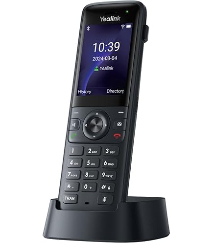 Téléphone IP Vidéo Yealink SIP-VP59 Team Edition - Certifié Microsoft Teams, écran Tactile 8", Caméra HD, Wi-Fi/Bluetooth