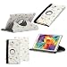 Produktbild Neotech drehbar Rosen Vintage Weiss 360° Schutzhülle mit Ständer für Samsung Galaxy Tab S 21,34 cm cm