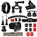 Produktbild 24 in 1 Fahrradzubehör Kit für Gopro Hero 5 | 4 | 3+ | 3 | 2 HD | SJ4000 | SJ5000 Kamera - Befestigungszubehör