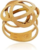 Gioiello Italiano - 14kt yellow gold "Atomo" ring