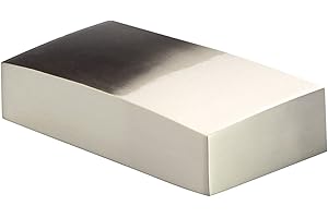 GENERIC Nickel Flat Newel Post Cap for 90mm Newel, Half Cap