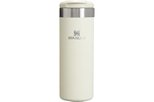 Stanley Aerolight Transit Mug Isotherme Café 0.47L - 6 Heures Chaud - 8 Heures Froid - Couvercle Étanche et Blocable - Thermos - Lavable au Lave-Vaisselle - Cream Gloss