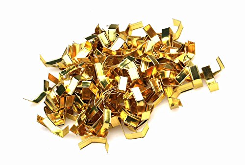 Verschlussclips, 200 Stück, Verschluss-Clips Verschlüsse Tütenverschluss ideal für Cellophanbeutel Zellglasbeutel Cellofanbeutel Bodenbeutel Zellofanbeutel - 2