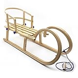 HolzFee Colint Baran 100 RL Schlitten SET Hörnerschlitten...