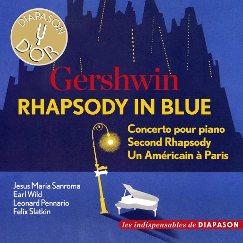 Gershwin : Rhapsody in Blue. Sanroma, Wild, Pennario, Saltkin.