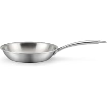 Couvercle Universel 18cm Verre Trempé - Inox 18/10 - Compatible Induction - Cuisinox
