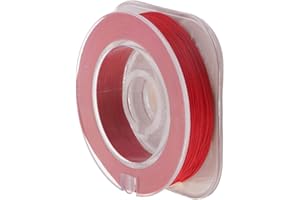 B BLESIYA Rod Building Wrapping Whipping Thread Fishing Rod Guide Wrapping Line 55 Yds Green/Purple/Red - Red