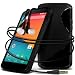 Produktbild Fone-Case LG Google Nexus S 5 Klare Linie Wellen-Gel-Kasten-Haut-Abdeckung + In Ear Premium-Ear Bud in White Stereo Kopfhörer Headset + LCD-Display Schutzfolie