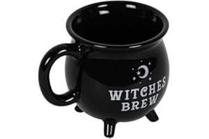 something different Witches Brew, Steinzeug, Kesselbecher, Schwarz, Einheitsgröße (1er Pack)