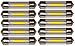 Produktbild Aerzetix - 10 X LED - Birne Lampen COB LED C5W 12V Filament Glaslinse 36mm Shuttle Innenbeleuchtung Kontrollleuchten Deckenschwellen Füßen Tresortür Kartenleser Motorraum