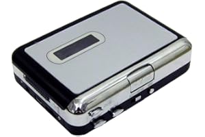 AUKSON L26C Kassettenrekorder Kassette zu MP3 USB Kassetten Player Digitalisierer Konverter Recorder Adapter Musik, Tragbar Kassettenspieler, Konvertieren Kassetten auf MP3 mit USB Kabel Plug and Play