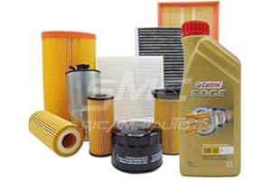 RICAMBI AUTO SMC Kit tagliando olio CASTROL EDGE 5W30 5LT 4 FILTRI ORIGINALI