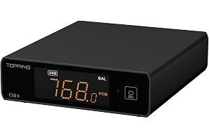 Topping E50 II DAC AK4497S DSD512 PCM768kHz BT USB-avkodare kompatibel med fjärrkontroll