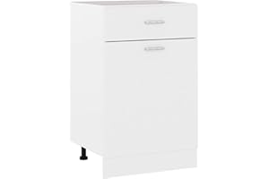 Tidyard Armadio da Cucina in Truciolat Mobile da Cucina Salvaspazio Armadietto con Ripiani per Sala da Pranza Soggiorno,Stile Moderno,30x46x81,5 cm/50x46x81,5 cm-Disponibile in Tanti Colori Diversi