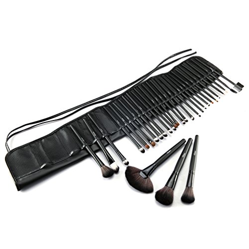 Glow schwarz 30 Make-up Pinselset + Tasche - 4