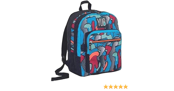 ZAINO BIG PLUS MURALES YUB SEVEN MURAES BOY AZZURRO 2017 : Amazon.it:  Valigeria