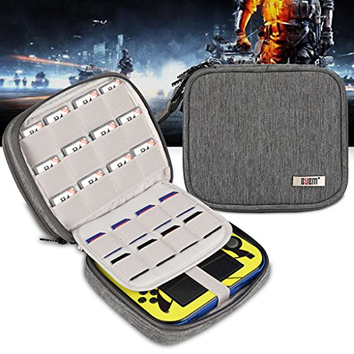 Preisvergleich Produktbild Gazechimp Reisetasche Schutzhülle Aufbewahrungsetui für Nintendo 2DS Spielkonsole, AC Adapter, Stylus, 24 Flash-Karten und 8 Speicherkarten
