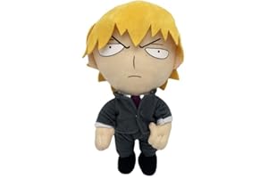 GOOYEH Mob Psycho 100 Plush Toys Kageyama Shigeo Reigen Arataka Arataka Głowa Chłopca Plush Doll Anime Doll Kids Plush Toys Plush Pillow Bedroom Sofa Pillow Ornaments Birthday Gifts