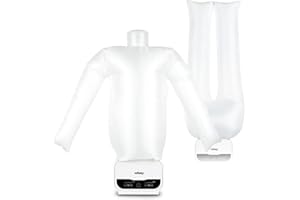 Wëasy Mannequin de Repassage Automatique 2 en 1 Chemises et Pantalons IRO330, Séchage et Repassage, 5 Niveaux de Température, Minuteur Programmable