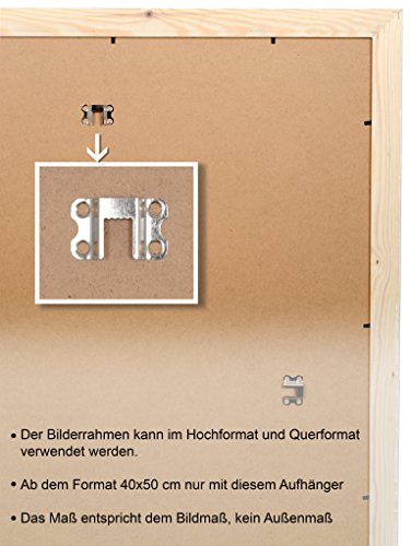 Vintage Bilder-Rahmen Stockholm im Shabby Chic Design | Holz-Rahmen in Weiß mit Glas (21×29 - 9