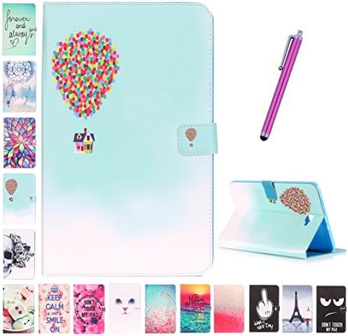 Romtronic Fashionable Design Flip Case PU Leather Cover Stand Case for Samsung Galaxy Tab A 10.1 2016 (SM-T580 \ SM-T585), Stylus Pen included (Design 04)