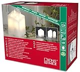 Batteriebetrieben 8 x AA/R6 1,5V (nicht enthalten) zwei je Kerze